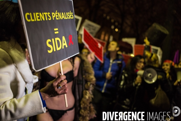 Rassemblement de prostitué(e)s, Paris