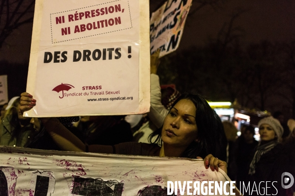 Rassemblement de prostitué(e)s, Paris