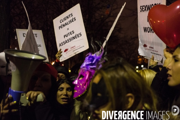 Rassemblement de prostitué(e)s, Paris