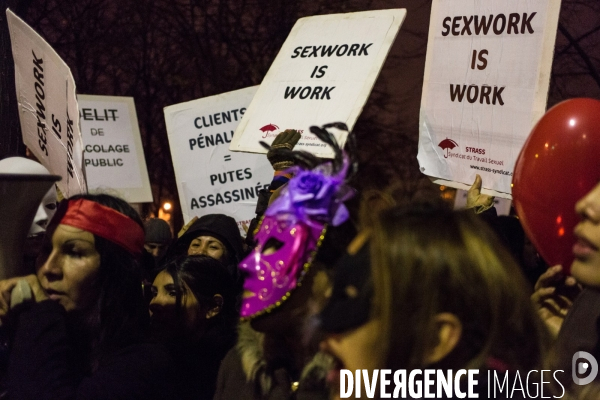 Rassemblement de prostitué(e)s, Paris