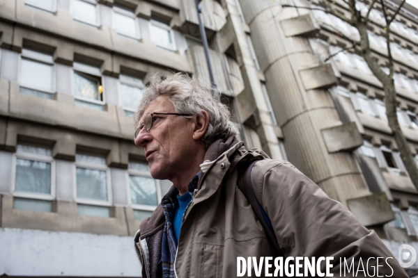 Manifestation contre l expulsion du  bloc , Paris