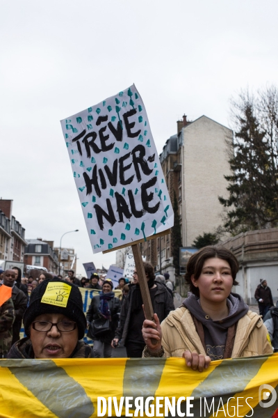 Manifestation contre l expulsion du  bloc , Paris