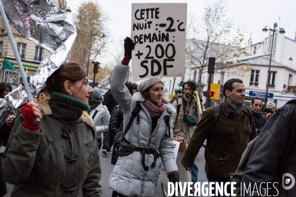 Manifestation contre l expulsion du  bloc , Paris