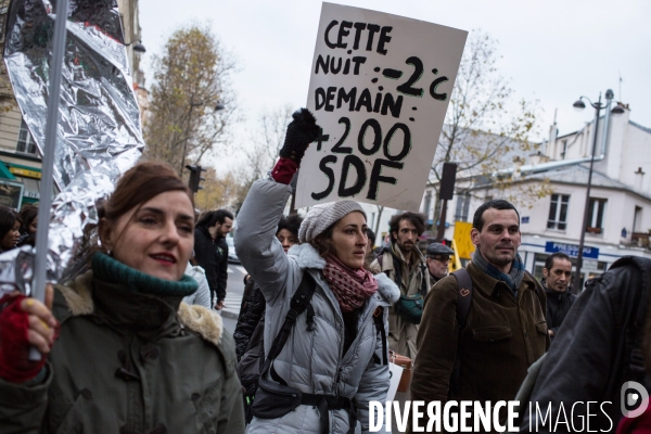 Manifestation contre l expulsion du  bloc , Paris