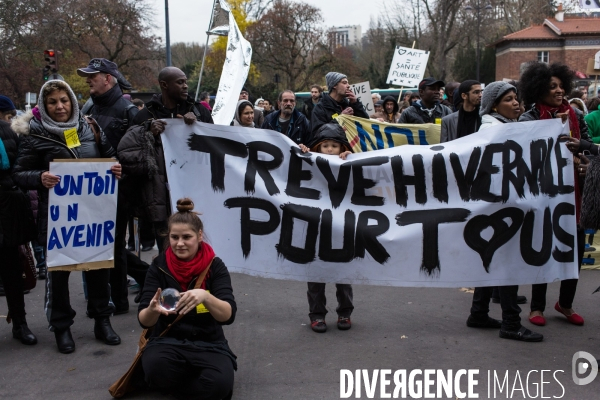 Manifestation contre l expulsion du  bloc , Paris