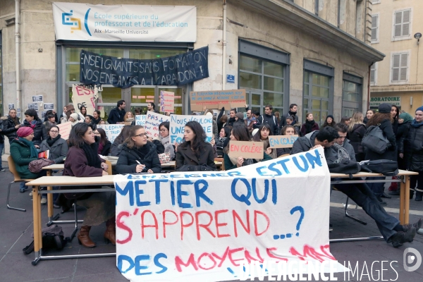 Education - cours dans la rue -espe