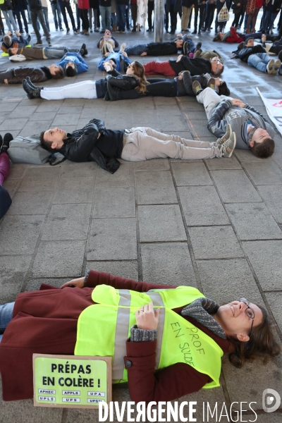 Education - manif classe prepa