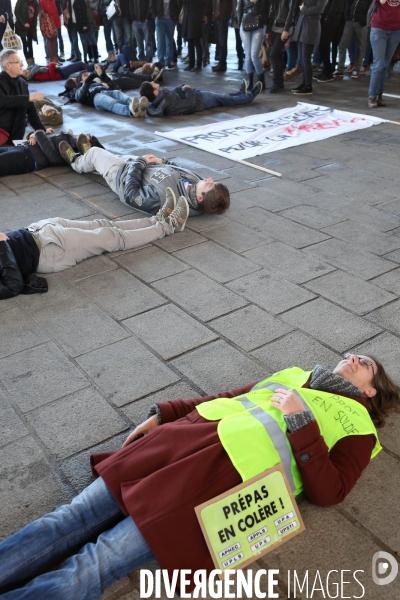 Education - manif classe prepa