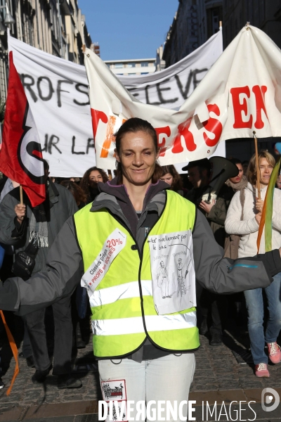 Education - manif classe prepa