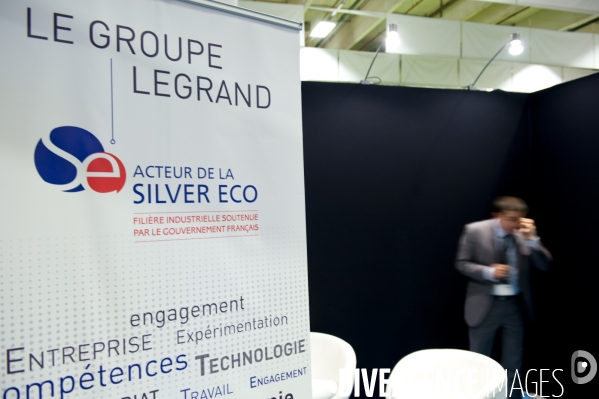 Illustration Decembre 2013.Silver Economy Expo, le premier salon de l économie du vieillissement