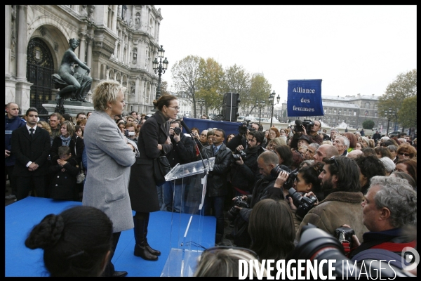 Rassemblement contre les violences faites au femmes