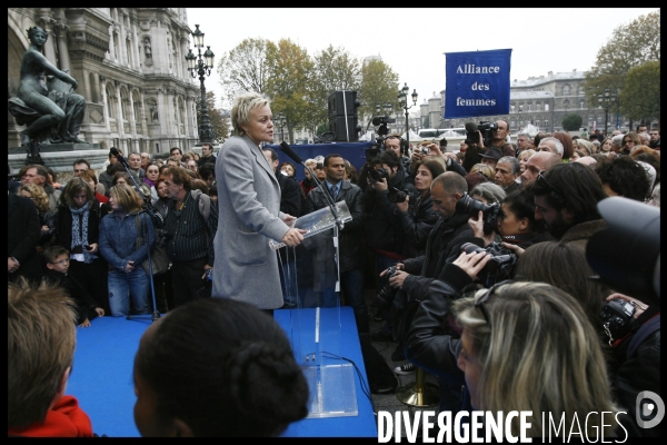 Rassemblement contre les violences faites au femmes