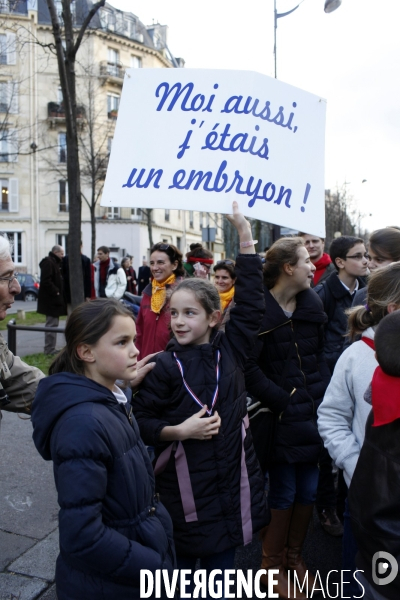 Marche pour la Vie à Paris