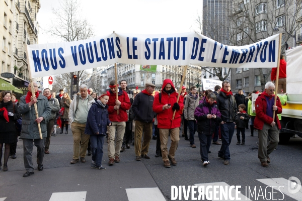 Marche pour la Vie à Paris