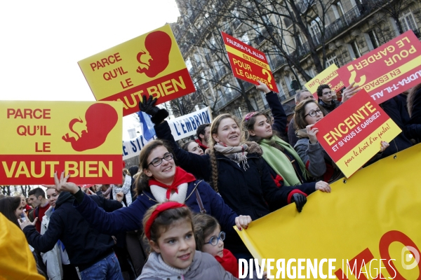 Marche pour la Vie à Paris