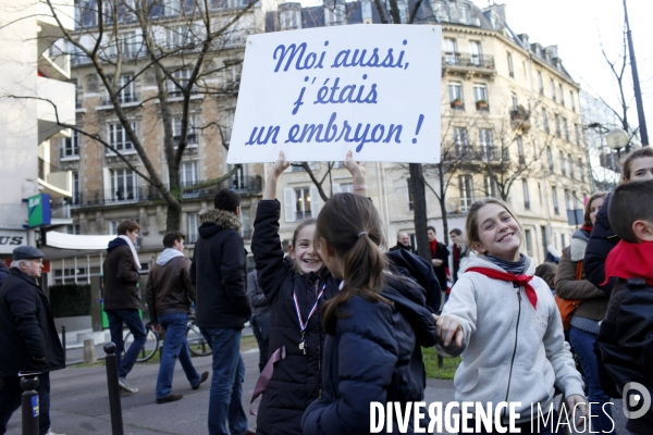 Marche pour la Vie à Paris