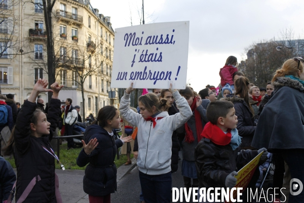 Marche pour la Vie à Paris