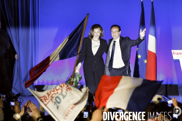 Francois hollande , 2eme tour de la presidentielle 2012 a tulle