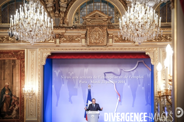Voeux aux acteurs de l entreprise et de l emploi à l Elysée