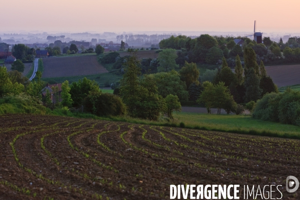 Paysages et villages des Flandres (departement du Nord)