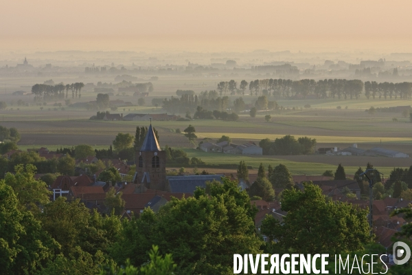 Paysages et villages des Flandres (departement du Nord)