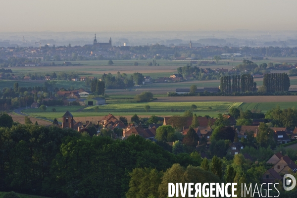 Paysages et villages des Flandres (departement du Nord)