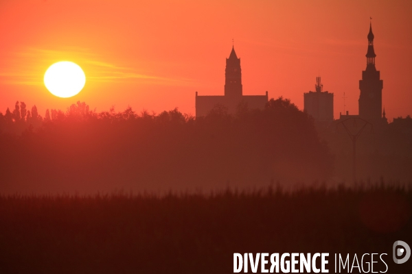 Paysages et villages des Flandres (departement du Nord)