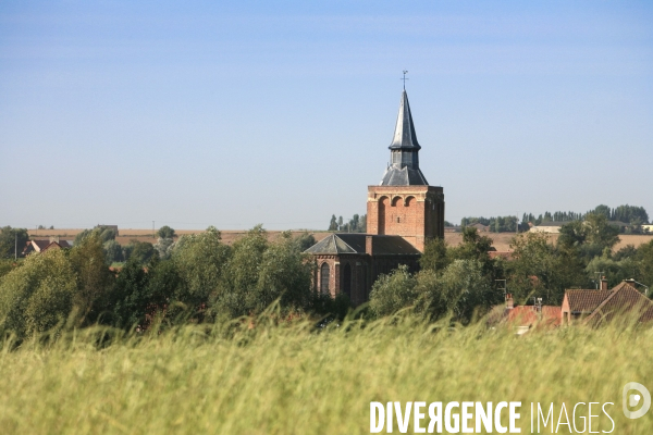 Paysages et villages des Flandres (departement du Nord)