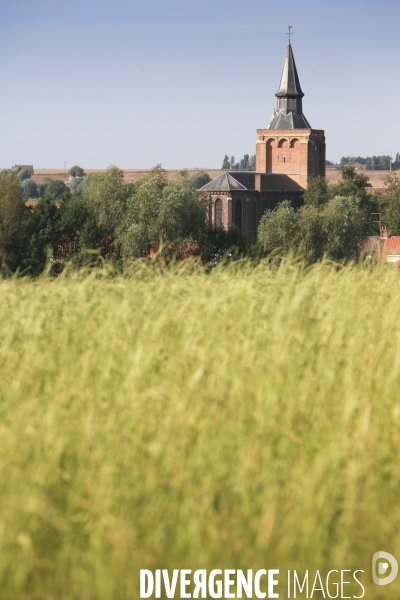 Paysages et villages des Flandres (departement du Nord)