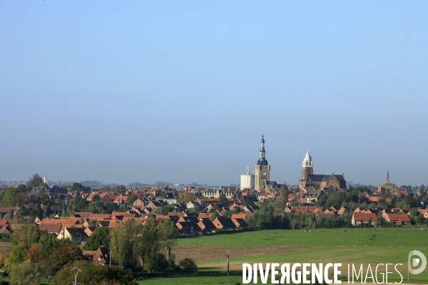 Paysages et villages des Flandres (departement du Nord)