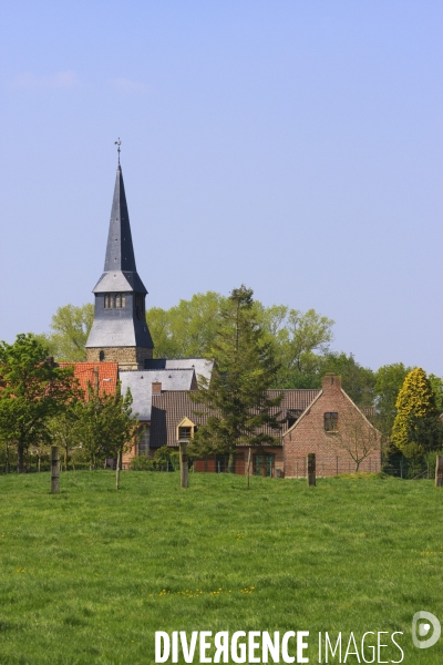 Paysages et villages des Flandres (departement du Nord)