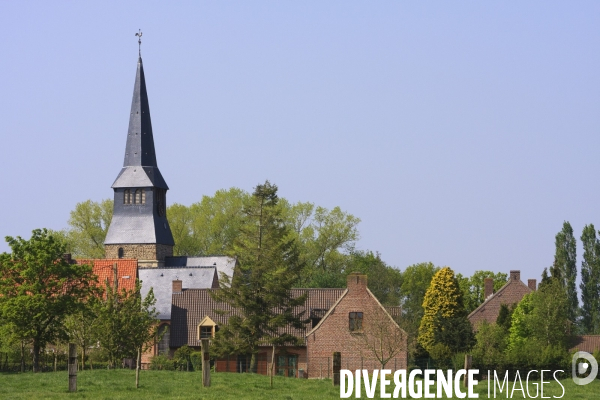 Paysages et villages des Flandres (departement du Nord)