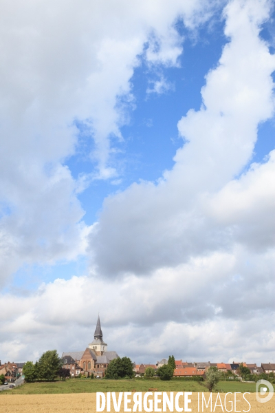 Paysages et villages des Flandres (departement du Nord)