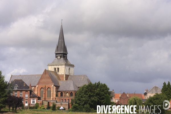 Paysages et villages des Flandres (departement du Nord)