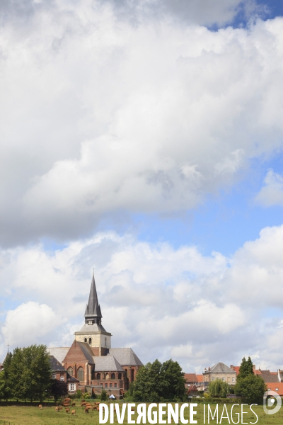 Paysages et villages des Flandres (departement du Nord)