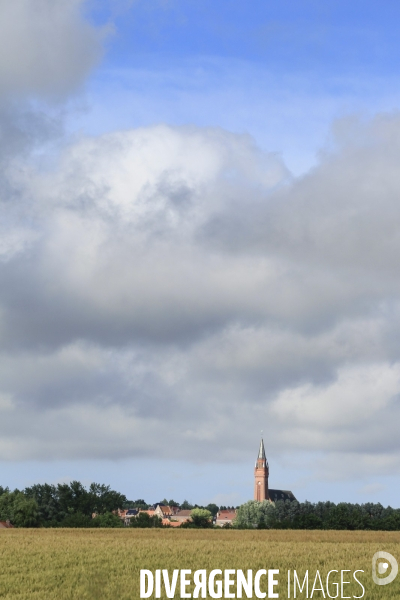 Paysages et villages des Flandres (departement du Nord)