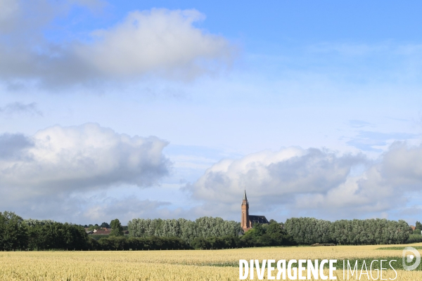 Paysages et villages des Flandres (departement du Nord)