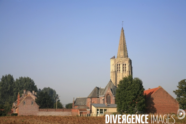 Paysages et villages des Flandres (departement du Nord)