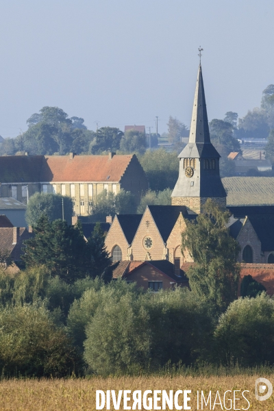 Paysages et villages des Flandres (departement du Nord)