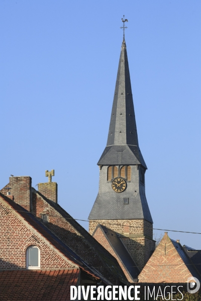 Paysages et villages des Flandres (departement du Nord)