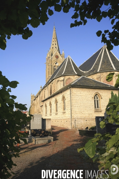 Paysages et villages des Flandres (departement du Nord)