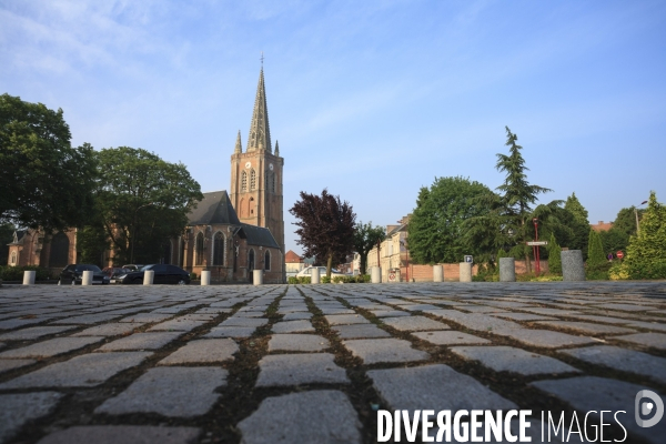 Paysages et villages des Flandres (departement du Nord)