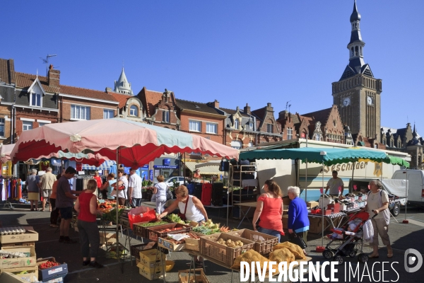 Paysages et villages des Flandres (departement du Nord)