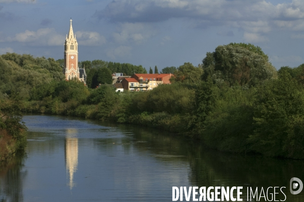 Paysages et villages des Flandres (departement du Nord)