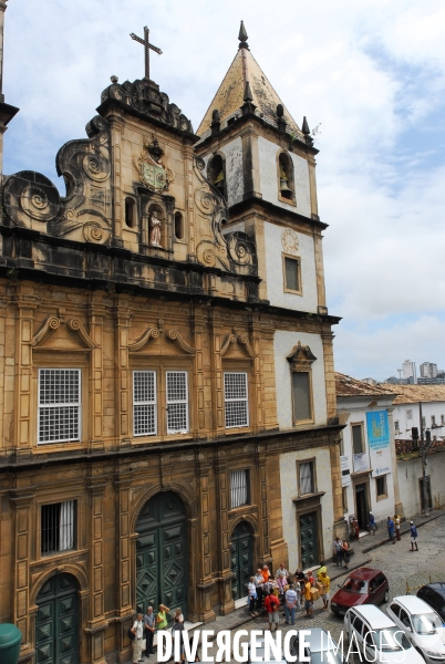 Salvador de BAHIA , quartier du PELOURINHO