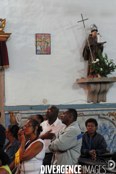 Salvador de BAHIA , quartier du PELOURINHO