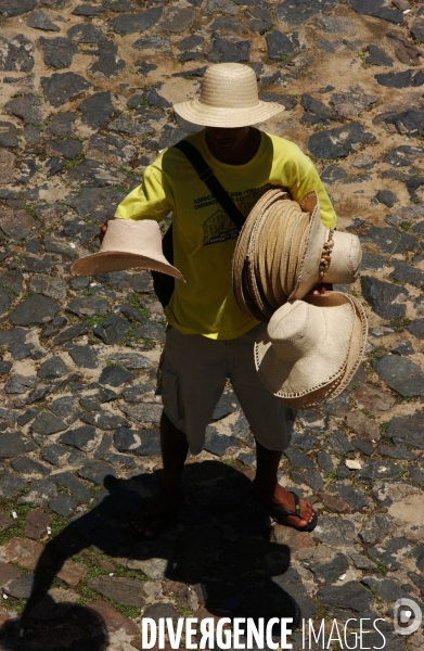 Salvador de BAHIA , quartier du PELOURINHO