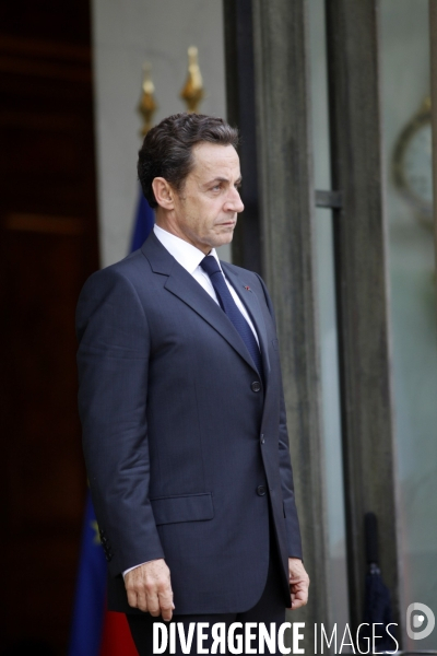 Nicolas SARKOZY reçoit Anders FOGH RASMUSSEN secrétaire général de l OTAN