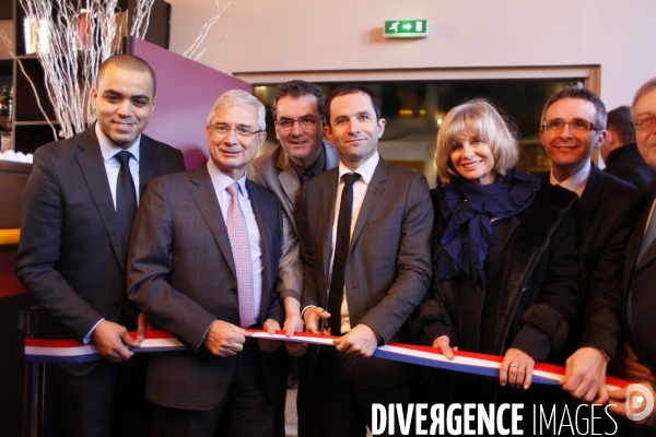 Claude BARTOLONE et Benoit HAMON inaugurent les nouveaux locaux et la transformation d un restaurant d Insertion en SCIC