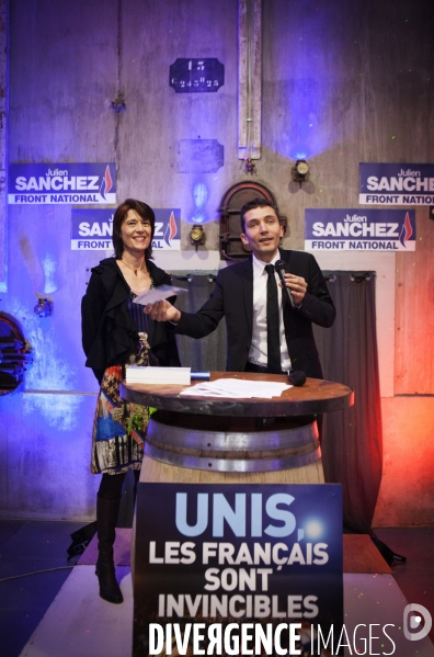MUNICIPALES 2014. Julien SANCHEZ, candidat FN à BEAUCAIRE dans le Gard.